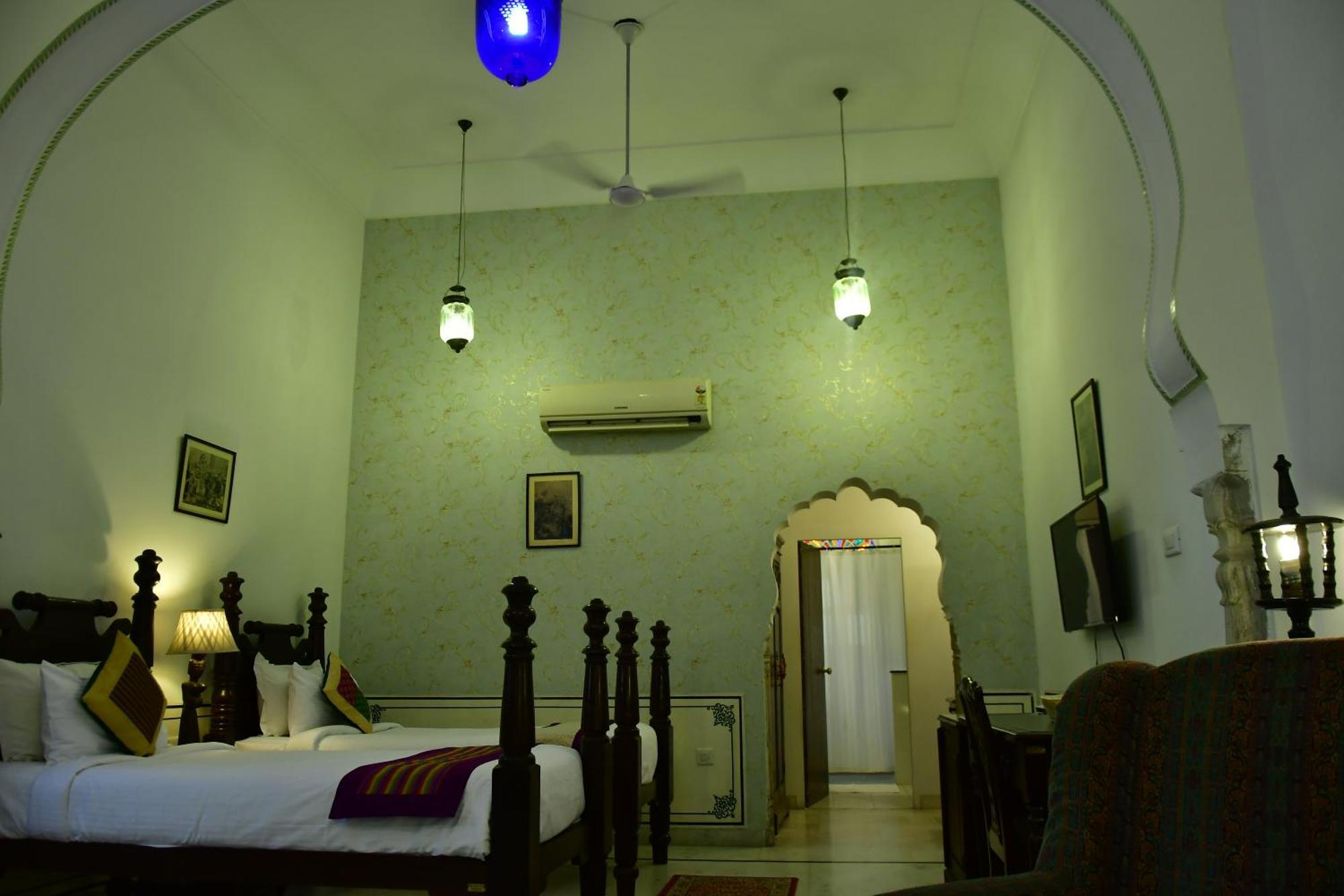 Khandela Haveli - A Boutique Heritage Hotel Jaipur Exteriör bild