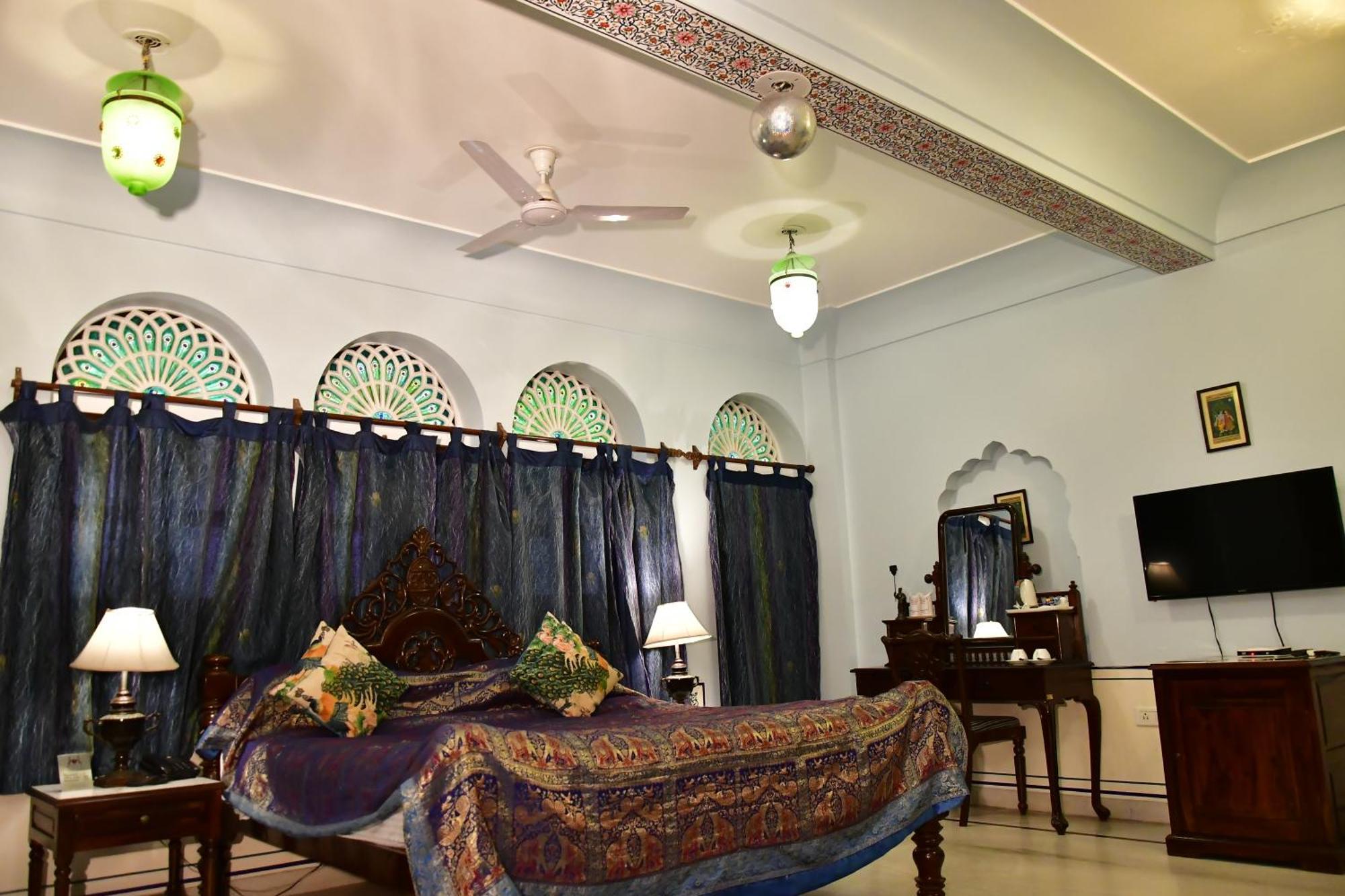 Khandela Haveli - A Boutique Heritage Hotel Jaipur Exteriör bild