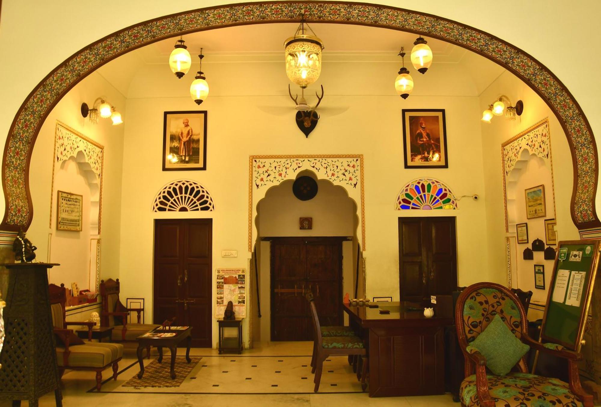 Khandela Haveli - A Boutique Heritage Hotel Jaipur Exteriör bild